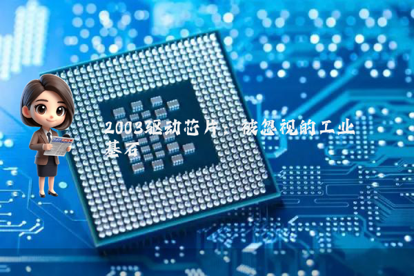 2003驱动芯片：被忽视的工业基石
